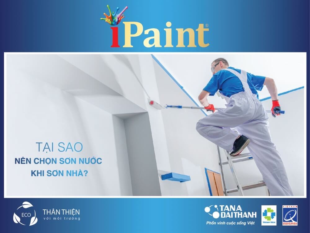 Tại sao nên chọn sơn nước khi sơn nhà?