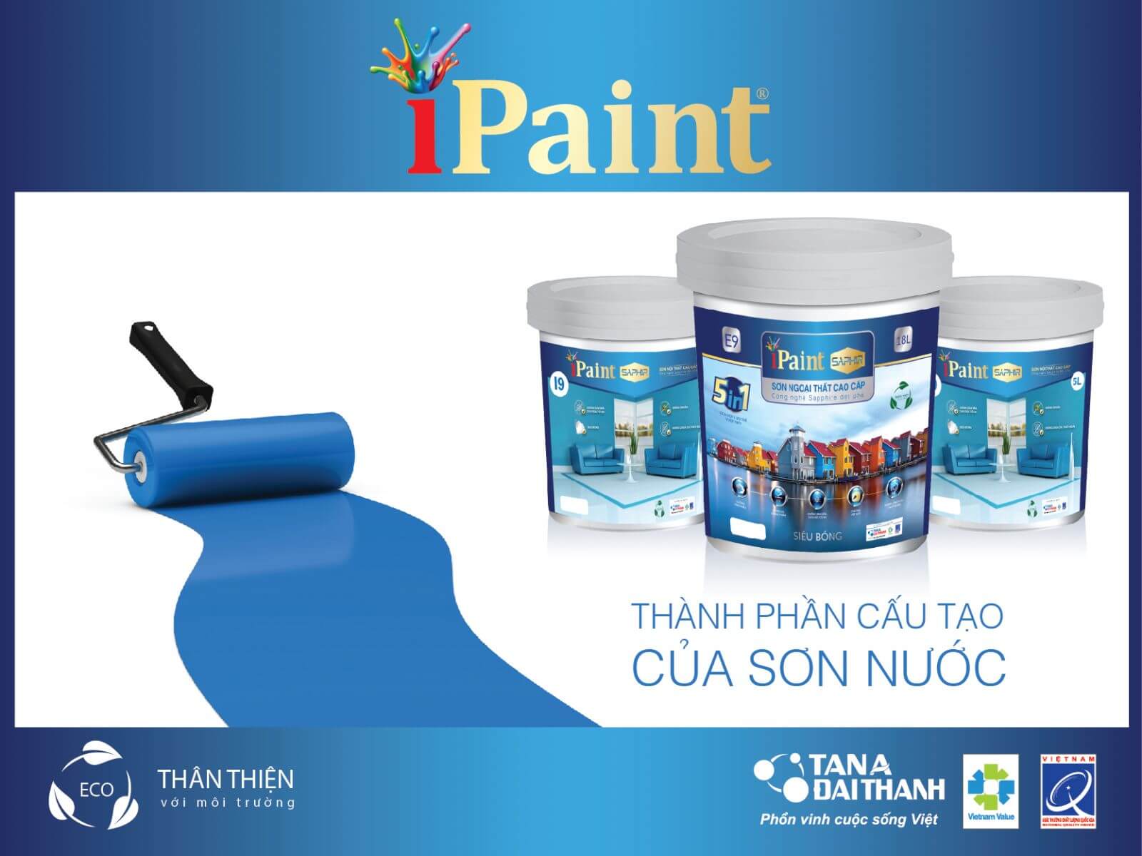 Thành phần cấu tạo của sơn nước