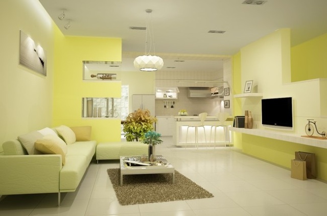 Chọn sơn hợp phong thủy giúp gia đình may mắn